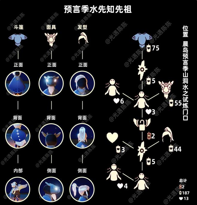 光遇水先知先祖兑换图，12.16复刻先祖位置介绍[多图] 