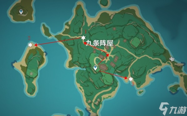 《原神》稻妻狗粮收集路线规划_原神