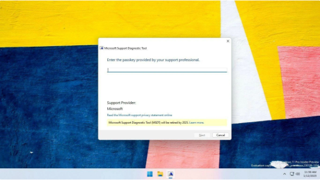 微软正式弃用 Win11 支持部门诊断工具 MSDT