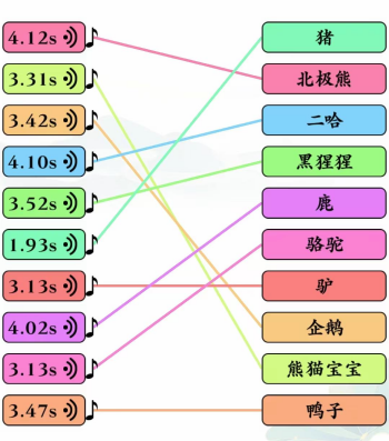 文字玩出花听声辨物三怎么过关