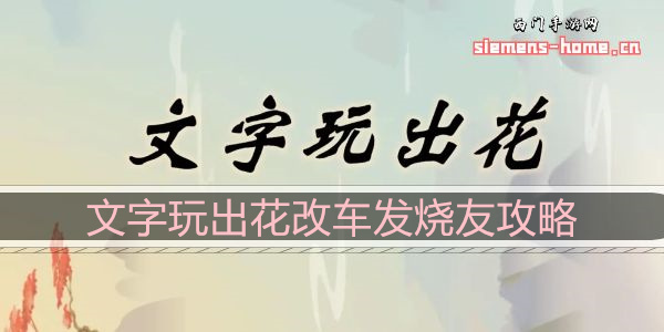 文字玩出花改车发烧友怎么过