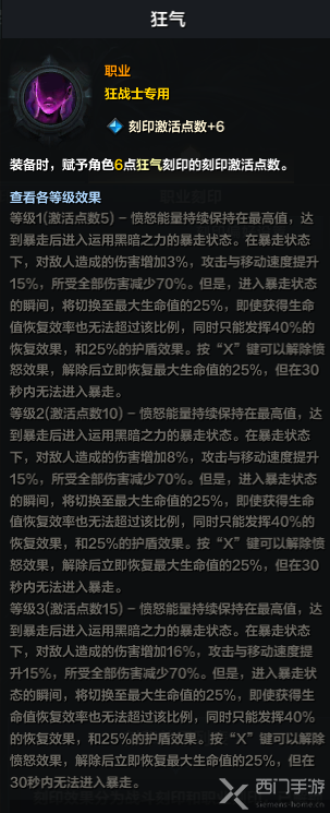 命运方舟黑狂刻印/技能加点/符文选择攻略