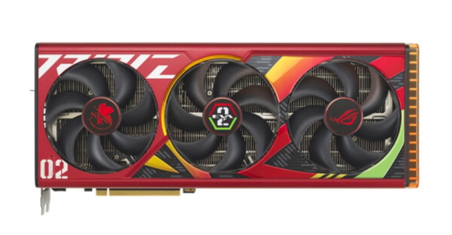 华硕ROG STRIX RTX 4090 EVA-02显卡：细节精致，散热卓越