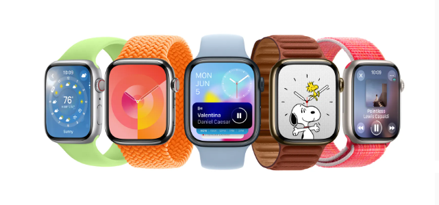苹果发布watchOS 10正式版，史努比表盘引领新潮流
