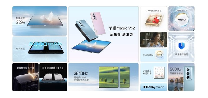 荣耀Magic Vs2系列登场：折叠屏手机市场再掀热潮