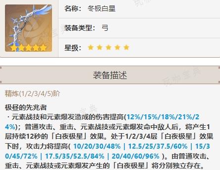 《原神》弓箭武器泛用性大全 五星弓箭武器强度排行榜