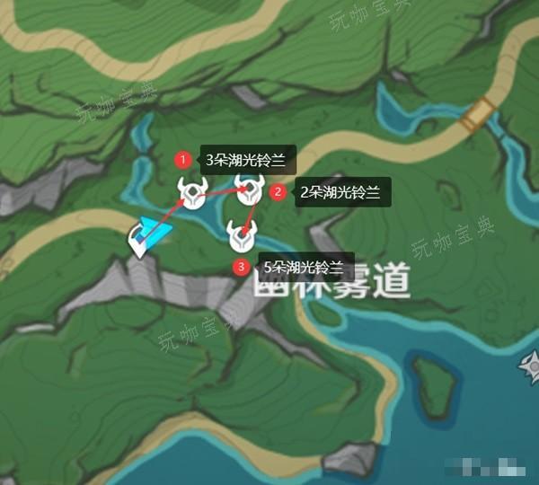 《原神》湖光铃兰采集攻略 枫丹湖光铃兰采集路线分享