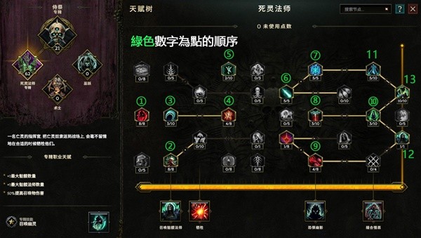 《最后纪元》死灵法师开荒期加点Build攻略