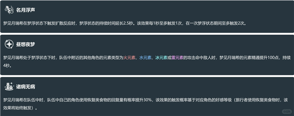 原神5.4梦见月瑞希情报一览-5.4新角色梦见月瑞希怎么样